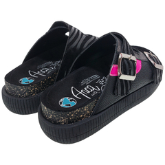Sandalias Anca & Co Mujer Verano Asia Zuecos Tipo Birk Cuero