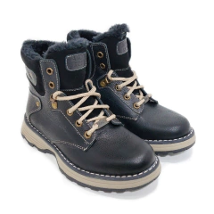 Borcegos Anca & Co Botas Cuero Mujer Con Piel Berlin Urbanas