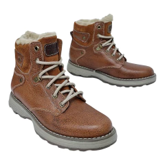 Borcegos Anca & Co Botas Cuero Mujer Con Piel Berlin Urbanas (ANBERLIN) en internet