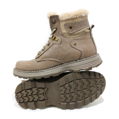 Borcegos Anca & Co Botas Cuero Mujer Con Piel Berlin Urbanas