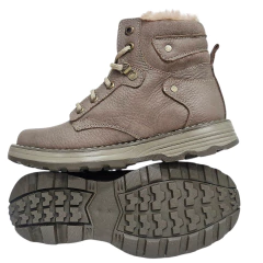 Borcegos Anca & Co Botas Cuero Mujer Con Piel Berlin Urbanas (ANBERLIN)