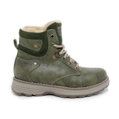 Borcegos Anca & Co Botas Cuero Mujer Con Piel Berlin Urbanas
