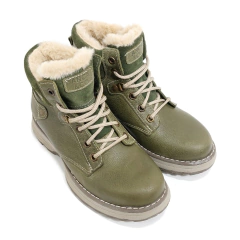 Borcegos Anca & Co Botas Cuero Mujer Con Piel Berlin Urbanas