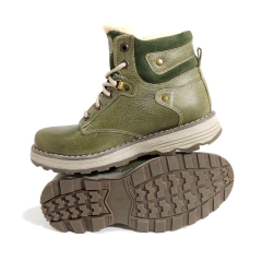 Borcegos Anca & Co Botas Cuero Mujer Con Piel Berlin Urbanas