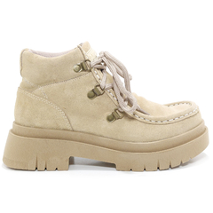 Borcegos Mujer Anca & Co Cuero Gamuza Berly Moda Urbanos