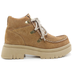 Borcegos Mujer Anca & Co Cuero Gamuza Berly Moda Urbanos