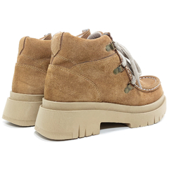 Borcegos Mujer Anca & Co Cuero Gamuza Berly Moda Urbanos