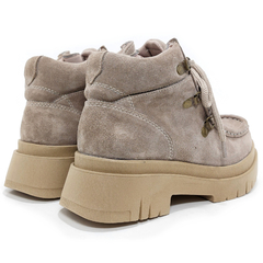Borcegos Mujer Anca & Co Cuero Gamuza Berly Moda Urbanos