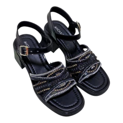 Sandalias Mujer Vestir Anca & Co Moda Delfi Brillos Cómodas (ANDELFI) - tienda online