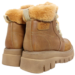 Borcegos Mujer Anca & Co Cuero Vacuno Jana Botas Urbanos