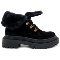 Borcegos Mujer Anca & Co Cuero Gamuza Justina Moda Urbanos