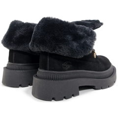 Borcegos Mujer Anca & Co Cuero Gamuza Justina Moda Urbanos