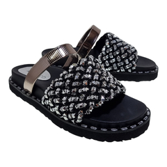 Sandalias Anca & Co Mujer Moda Urbanas Zuecos Livia Brillos (ANLIVIA) en internet