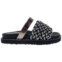Sandalias Anca & Co Mujer Moda Urbanas Zuecos Livia Brillos (ANLIVIA)