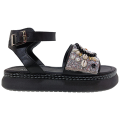 Sandalias Mujer Verano Brillos Anca & Co Mar Urbanas Comodas