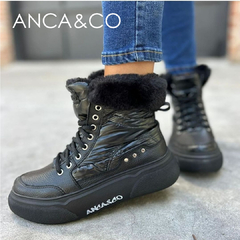 Borcegos Mujer Anca & Co Nieve Tipo Pre Ski Botas Urbanas