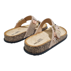Sandalias Anca & Co Mujer Urbanas Brillos Tulum Ojotas Bajas (ANTULUM) en internet