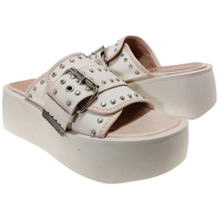 Sandalias Anca & Co Mujer Valeria Zuecos Verano Cuero Vacuno