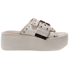 Sandalias Anca & Co Mujer Valeria Zuecos Verano Cuero Vacuno