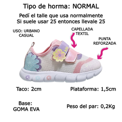 Zapatillas Nena Kids Velcro Livianas Bibi Enb63 Urbanas (BIENB63) - comprar online