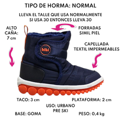 Botitas Impermeables Unisex Nena Varon Bibi Rl202 Abrigados (BIRL202) - Zona Shop