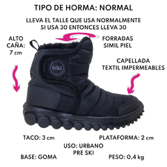 Botitas Impermeables Unisex Nena Varon Bibi Rl202 Abrigados (BIRL202) - tienda online