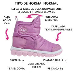 Botitas Impermeables Unisex Nena Varon Bibi Rl202 Abrigados (BIRL202) - Zona Shop