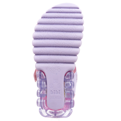 Sandalias Nena Mujer Con Luces Led Bajas Bibi Srl01 Velcro