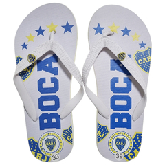 Ojotas Boca Jrs Oficial Kids Nena Varon Unisex 010110 Goma (BJ010110)