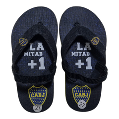 Ojotas Boca Jrs Oficial Kids Nena Varon Unisex 010990 Goma (BJ010990)