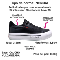 Zapatillas Coca Cola Shoes Mujer Urbanas Town Confort Moda (CCIPTOWN) - tienda online