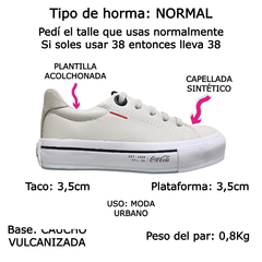 Imagen de Zapatillas Coca Cola Shoes Mujer Urbanas Town Confort Moda (CCIPTOWN)