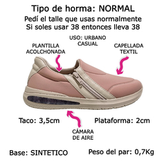 Zapatillas Mujer Comfort Flex Cámara Aire Acolchonada 48401 (CF48401) - Zona Shop