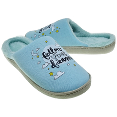 Pantuflas Mujer Chinelas Simil Piel Abrigadas Comoditas 1252