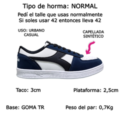 Zapatillas Diadora Hombre Urbanas Playmaker Casual Moda (DIPLAYMK) - comprar online