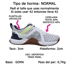 Zapatillas Padel Deportivas Hombre Diadora Tenis Stone (DISTONE) - Zona Shop