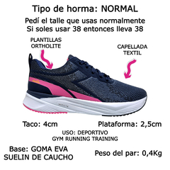 Zapatillas Diadora Running Y98 Deportivas Mujer Training Gym (DIY98) - tienda online