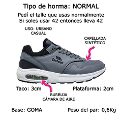 Zapatillas Dufour Urbanas Hombre Euro Max Camara Aire Sport (DU2571) - Zona Shop
