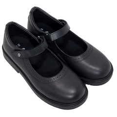 Zapatos Colegial Niña Guillermina Escolares Cuero 007411