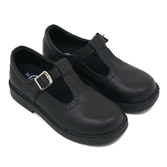 Zapatos Escolares Niña Colegial Guillermina Cuero 