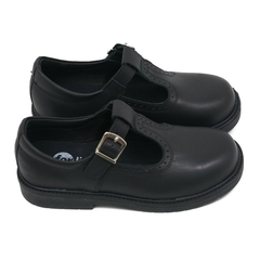 Zapatos Escolares Niña Colegial Guillermina Cuero 