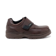Zapatos Escolares Unisex Nena Varon Colegial Velcro Cuero Ferli 210010