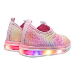 Zapatillas Con Luces Led Mujer Nena Ferli 301901 Elastizadas (FE301901) - Zona Shop