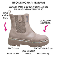 Botitas Kids Borcegos Urbanas Ferli Nena Mujer Botas 302002 (FE302002) - tienda online