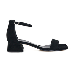 Sandalias Mujer Bajas Fiesta Vestir Cuero Fh 3410 Bailar