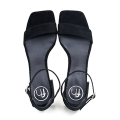 Sandalias Mujer Bajas Fiesta Vestir Cuero Fh 3410 Bailar