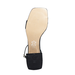 Sandalias Mujer Bajas Fiesta Vestir Cuero Fh 3410 Bailar