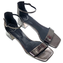 Sandalias Mujer Bajas Fiesta Vestir Cuero Fh 3410 Bailar