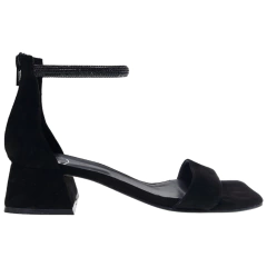 Sandalias Mujer Bajas Fiesta Vestir Cuero Fh 3434 Bailar