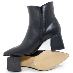 Botas Botinetas Mujer Stilettos Taco Palo Fh 3605 Cuero Vaca